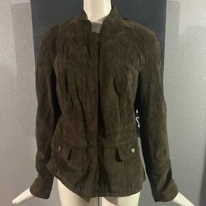 Calvin Klein 100% Leather Suede Jacket M